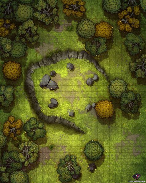 Forest Wilderness Vol. 2 (24x30) Public | Dice Grimorium | Forest map, Fantasy map, Fantasy ...