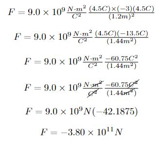 forces - When solving Coulomb's Law, should the answer be always absolute or positive? - Physics ...