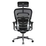 ErgoHuman High-Back Ergonomic Leather & Mesh Executive Chair