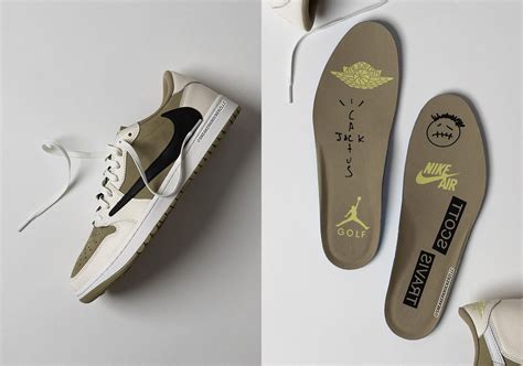 Travis Scott Air Jordan 1 Low Golf Olive FZ3124-200 | SneakerNews.com