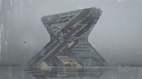 ArtStation - sci-fi architecture, Sergii Golotovskiy | Sci fi architecture, Architecture, Scifi ...