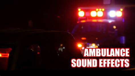 Ambulance Sound 🚑 Ambulance Sirens - YouTube