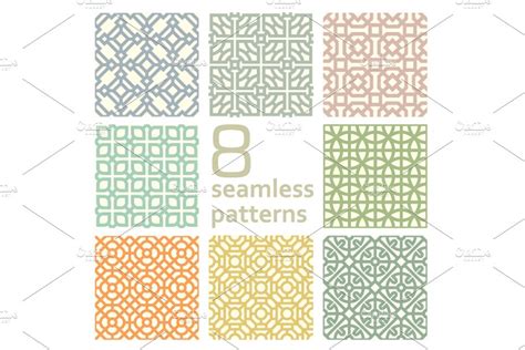 linear patterns | Pre-Designed Illustrator Graphics ~ Creative Market