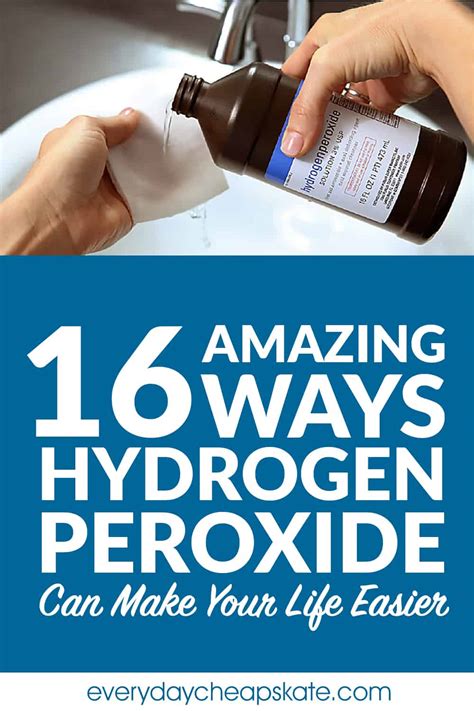 24 Hydrogen Peroxide Cleaning Uses • Everyday Cheapskate