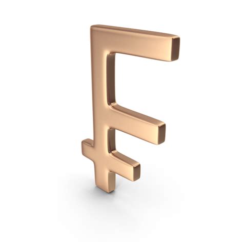 Bronze Swiss Franc Symbol PNG Images & PSDs for Download | PixelSquid ...