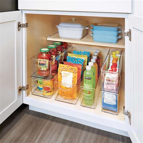 iDESIGN Linus Deep Storage Bins, 6-piece Set | Costco | Deep pantry organization, Pantry storage ...