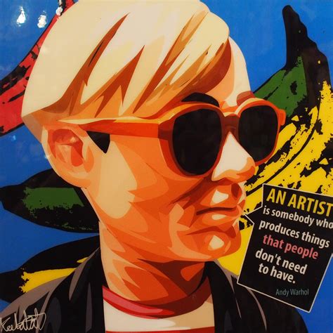 Andy Warhol Poster "An artist is somebody..." - Infamous Inspiration