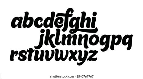 Script Fonts Alphabet Bold