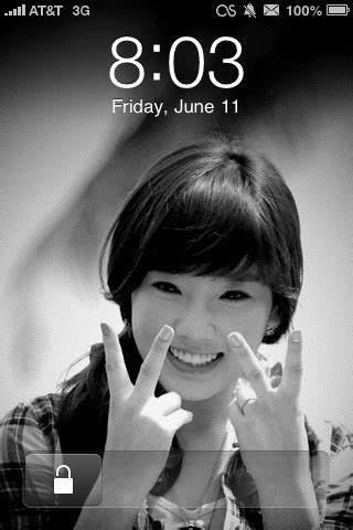 iPhone 3GS Wallpaper - Taeyeon by FledMorphine on DeviantArt