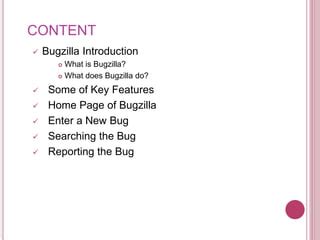 Bugzilla | PPT