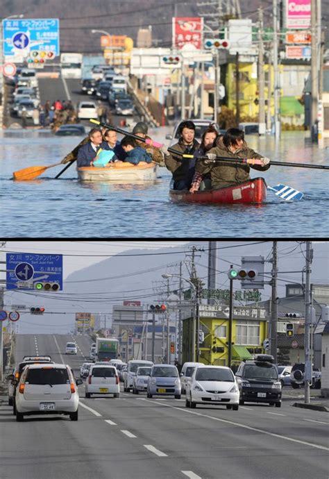 Antes y después: Japón 11 meses después del tsunami