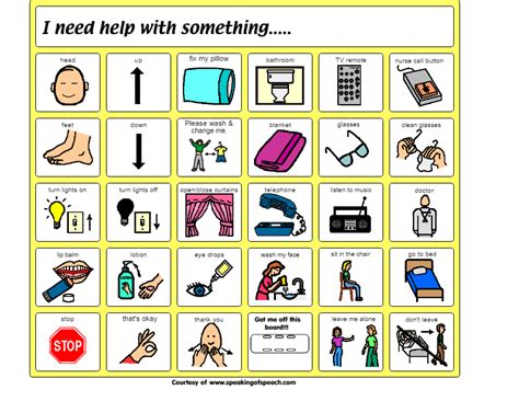 Hospital communication board from Speaking of Speech http://www.speakingofspeech.com/medical ...