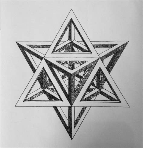 Tetrahedron - Platonic Solids | Geometric shape tattoo, Geometric tattoo, Geometry art