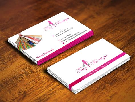 21 Professional Boutique Business Card Designs for a Boutique business in United Kingdom