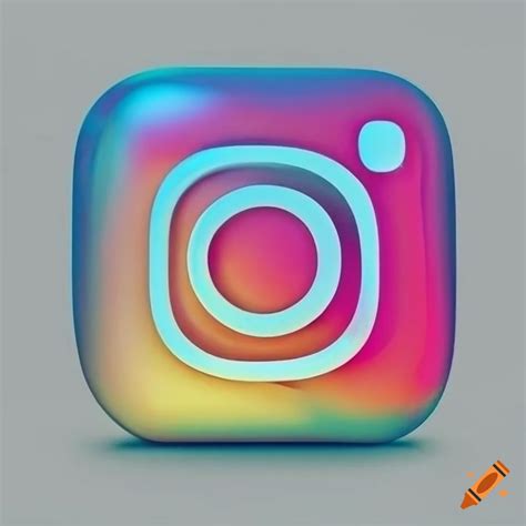 Instagram logo on white background