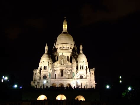 Free Images : architecture, night, paris, france, evening, landmark, church, cathedral, lighting ...