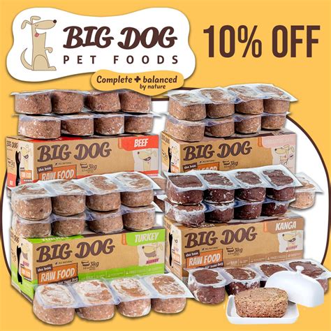 Big Dog BARF Frozen Raw Dog Food 3KG (8 Flavours) | Shopee Singapore