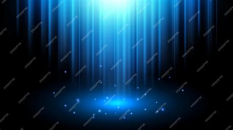 Premium Vector | Abstract Blue Light Rays Effect With Sparks Vector ...