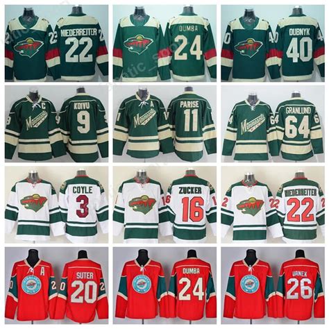 2020 Matt Mathew Dumba Jerseys 24 Minnesota Wild Stadium Series Hockey ...