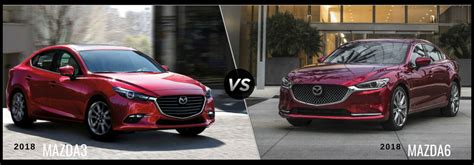 What's the Difference Between the 2018 Mazda3 & 2018 Mazda6?