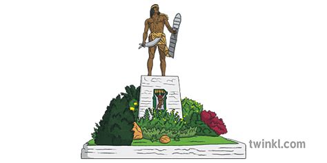 Lapu Lapu Shrine Illustration