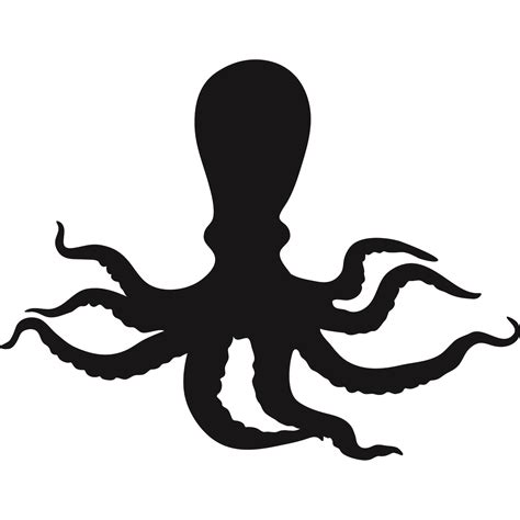 Octopus Vector Silhouette