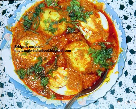 ANGLO-INDIAN CUISINE : SPICY BOILED EGGS CURRY