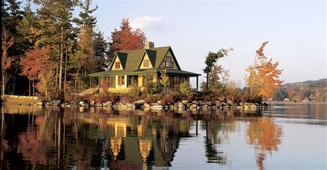 Cottage on a Point | Lake house, Lake cottage, Building a house