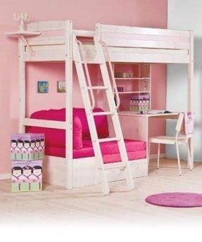 Pine Loft Bed With Desk - Foter