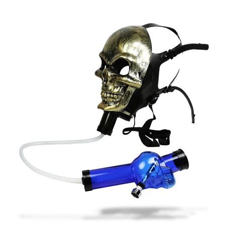 Buy Metallic Skull Gas Mask Bong: Gas Mask Bongs from Shiva Online