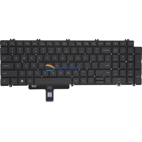 Backlit Keyboard for Dell Latitude 5530 5531 5520 5521