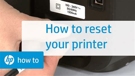 Easily Reset Your HP Printer to Default Factory Settings