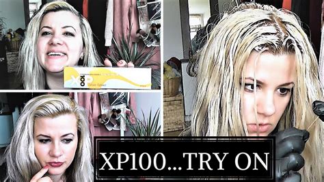 XP100 COLOUR TRY ON...How Light My Hair Can Get?#126 - YouTube