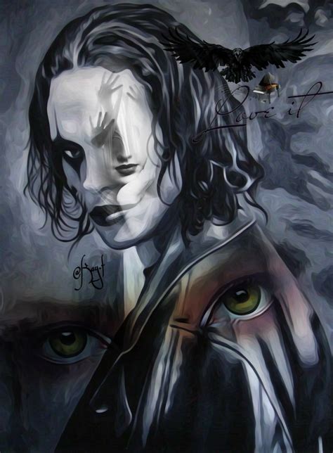 Pin by Jamie Dowell on Brandon Lee / The Crow | Bruce lee art, Crow movie, Crow art