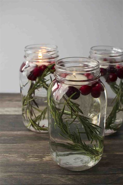 Make These Quick & Easy Floating Candles for Your Christmas Centerpiece