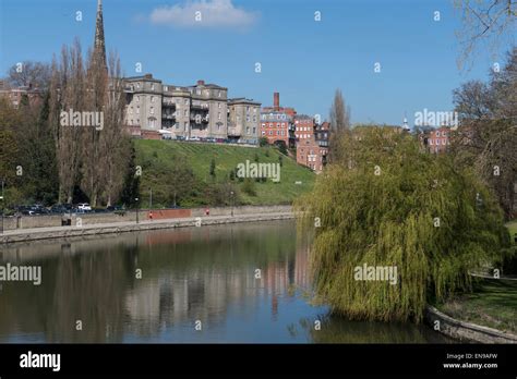 England, Shropshire, Shrewsbury & river Severn Stock Photo - Alamy