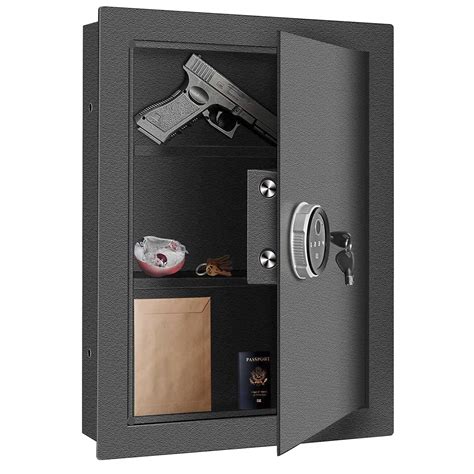 Langger V Biometric Wall Safe, Hidden Fingerprint Security Wall Safe ...