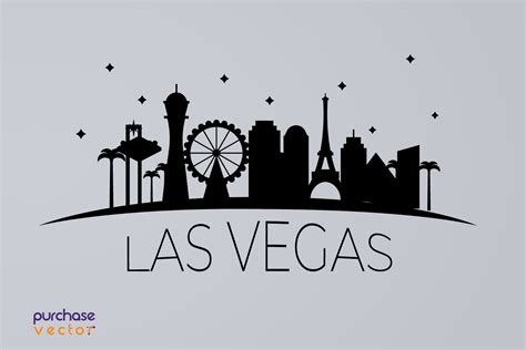 SVG- Las Vegas Skyline Cut file (244120) | SVGs | Design Bundles