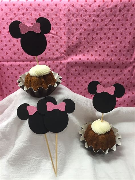 Minnie Mouse Cupcake Toppers | Etsy