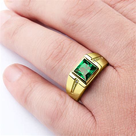 Emerald Ring for Men Latest Designs Discounts – J F M