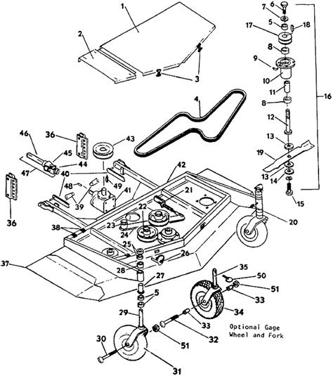 Kubota Bx2200 Mower Deck Parts Diagram Kubota Parts Mower 24