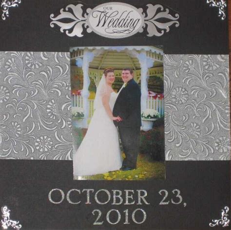 Wedding Scrapbook Cover Page - Project Idea - Scrapbook.com