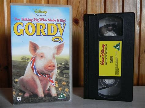 Gordy, Disney, Family, Adventure, The Talking Pig, Who Made It Big, VHS ...