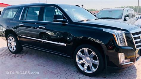 Cadillac Escalade XL - Full Option - GCC Specs for sale: AED 205,000. Black, 2017