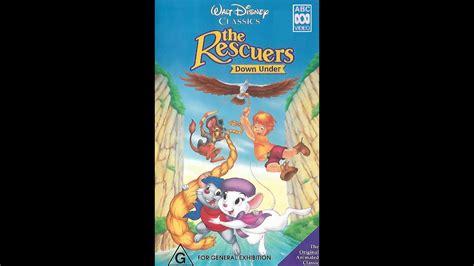 The Rescuers Down Under UK VHS