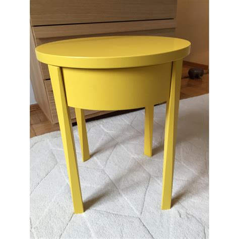 Ikea Stockholm Yellow Bedside Table - AptDeco