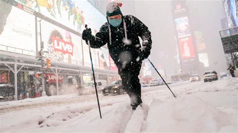 In pictures: Massive winter storm packs snowy punch