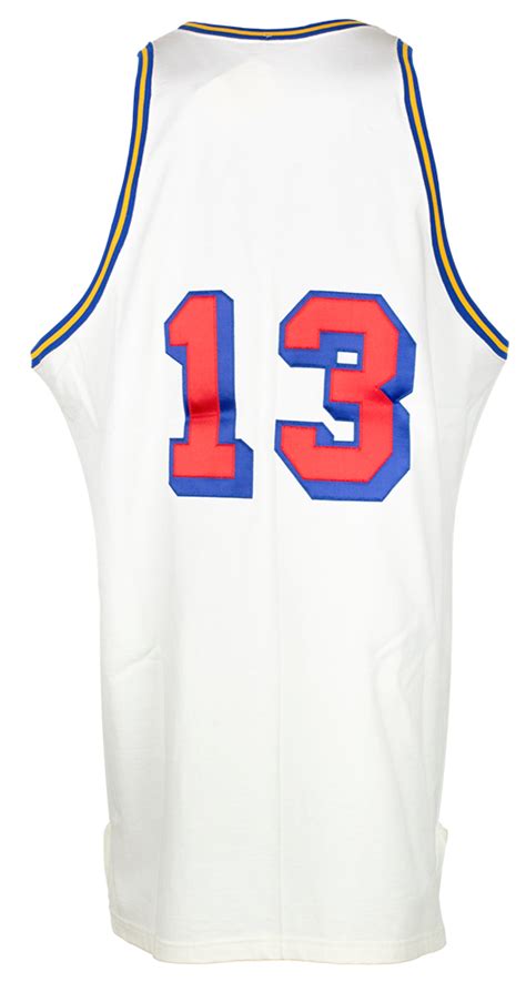 Wilt Chamberlain Signed 76ers Mitchell & Ness Jersey (Beckett LOA ...