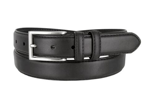 Italian Calfskin Genuine Leather Belt 1 1/8'' Wide Black Dress Belt Father's Day Gift Idea Golf ...