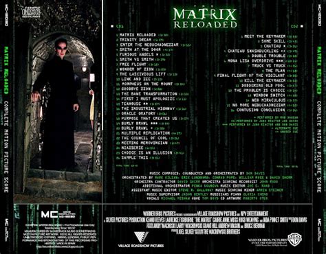 The Matrix Reloaded Complete (Don Davis) | Soundtrack List Coverse